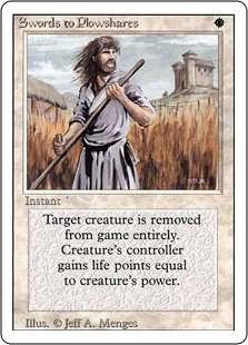 【ENG】《剣を鍬に/Swords to Plowshares》[3ED]