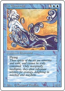 【ENG】《大気の精霊/Air Elemental》[3ED]