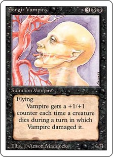 【ENG】《センギアの吸血鬼/Sengir Vampire》[3ED]