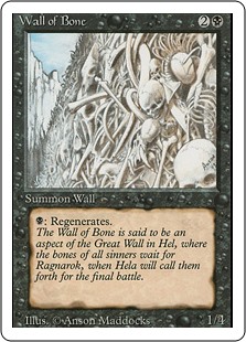 【ENG】《骨の壁/Wall of Bone》[3ED]