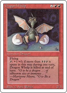 【ENG】《チビ・ドラゴン/Dragon Whelp》[3ED]
