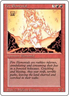 【ENG】《炎の精霊/Fire Elemental》[3ED]