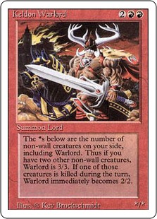 【ENG】《ケルドの大将軍/Keldon Warlord》[3ED]