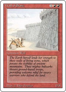 【ENG】《石の壁/Wall of Stone》[3ED]