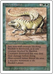 【ENG】《茂みのバジリスク/Thicket Basilisk》[3ED]