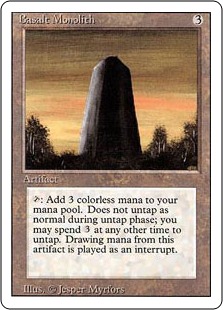 【ENG】《玄武岩のモノリス/Basalt Monolith》[3ED]