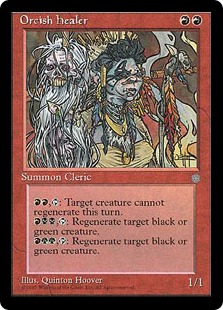 【ENG】《オークの癒し手/Orcish Healer》[ICE]