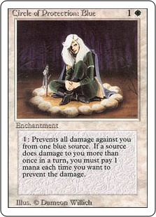 【ENG】《青の防御円/Circle of Protection: Blue》[3ED]