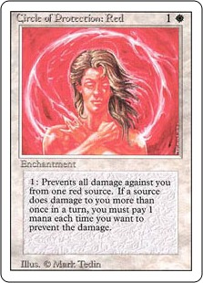 【ENG】《赤の防御円/Circle of Protection: Red》[3ED]