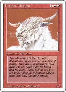【ENG】《ハールーン・ミノタウルス/Hurloon Minotaur》[3ED]
