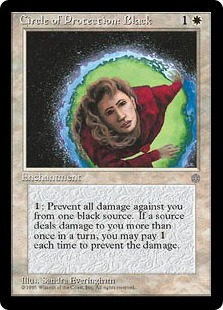 【ENG】《黒の防御円/Circle of Protection: Black》[ICE]