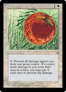 【ENG】《緑の防御円/Circle of Protection: Green》[ICE]