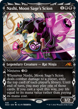 【ENG】■ショーケース■《月の賢者の養子、ナシ/Nashi, Moon Sage's Scion》[NEO]