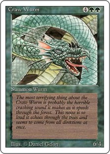 【ENG】《大喰らいのワーム/Craw Wurm》[3ED]