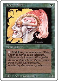 【ENG】《ラノワールのエルフ/Llanowar Elves》[3ED]
