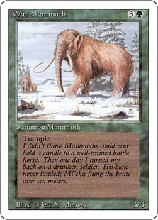 【ENG】《ウォー・マンモス/War Mammoth》[3ED]
