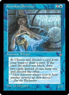 【ENG】《クロヴの魔術師/Krovikan Sorcerer》[ICE]