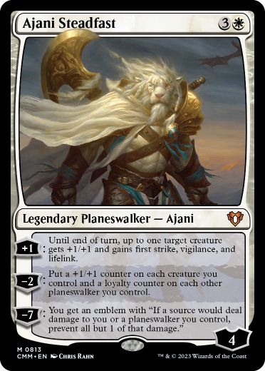 【ENG】《不動のアジャニ/Ajani Steadfast》[CMM]
