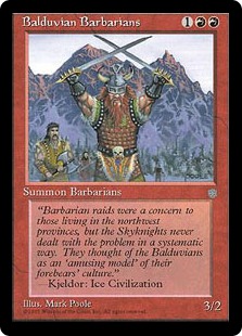 【ENG】《バルデュヴィアの蛮族/Balduvian Barbarians》[ICE]