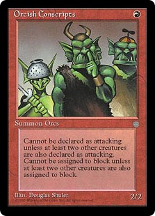 【ENG】《オーク徴集兵部隊/Orcish Conscripts》[ICE]