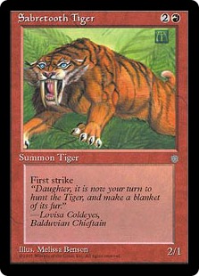 【ENG】《剣歯虎/Sabretooth Tiger》[ICE]