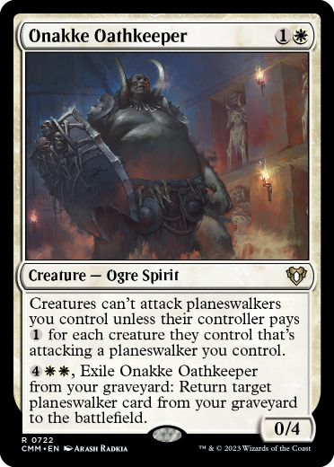 【ENG】《オナッケの誓約守り/Onakke Oathkeeper》[CMM]