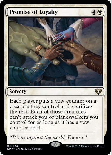 【ENG】《忠誠の確約/Promise of Loyalty》[CMM]