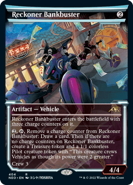 【ENG】【Foil】■ショーケース■《勢団の銀行破り/Reckoner Bankbuster》[NEO]