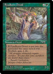 【ENG】《Fyndhorn Druid》Facing Left[ALL]