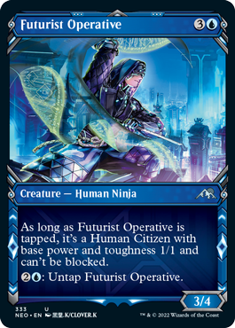 【ENG】【Foil】■ショーケース■《未来派の調査員/Futurist Operative》[NEO]