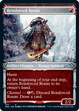 【ENG】【Foil】■ショーケース■《増員された浪人/Reinforced Ronin》[NEO]