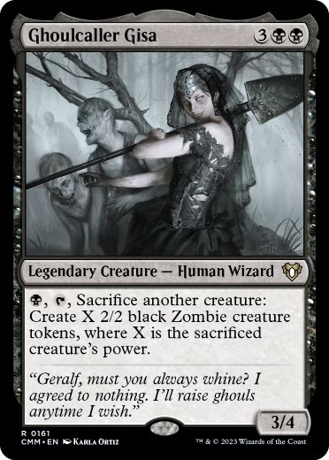 【ENG】《グール呼びのギサ/Ghoulcaller Gisa》[CMM]