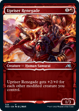 【ENG】【Foil】■ショーケース■《蜂起軍の無法者/Upriser Renegade》[NEO]
