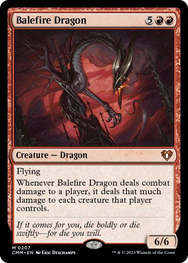 【ENG】《災火のドラゴン/Balefire Dragon》[CMM]