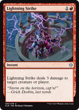 【ENG】【Foil】《稲妻の一撃/Lightning Strike》[XLN]