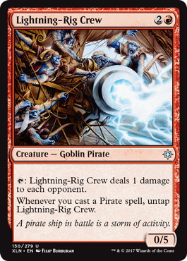 【ENG】【Foil】《稲妻砲手/Lightning-Rig Crew》[XLN]