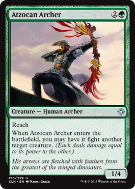 【ENG】【Foil】《アゾカンの射手/Atzocan Archer》[XLN]