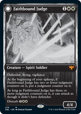 【ENG】【Foil】■DBL■《信仰縛りの審判官/Faithbound Judge》[VOW]