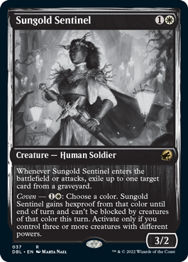 【ENG】【Foil】■DBL■《日金の歩哨/Sungold Sentinel》[MID]