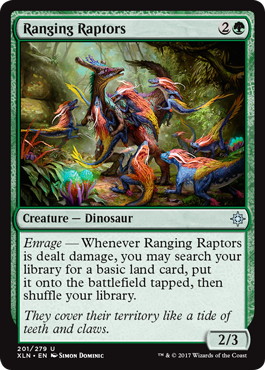 【ENG】【Foil】《群棲する猛竜/Ranging Raptors》[XLN]