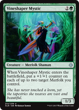 【ENG】【Foil】《蔦形成師の神秘家/Vineshaper Mystic》[XLN]