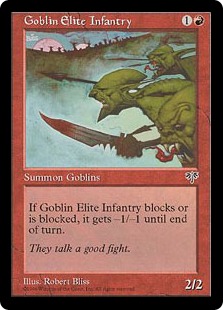 【ENG】《ゴブリン精鋭歩兵部隊/Goblin Elite Infantry》[MIR]