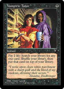 【ENG】《吸血の教示者/Vampiric Tutor》[VIS]