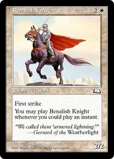 【ENG】《ベナリアの騎士/Benalish Knight》[WTH]