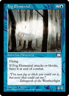 【ENG】《濃霧の精霊/Fog Elemental》[WTH]