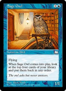 【ENG】《物知りフクロウ/Sage Owl》[WTH]