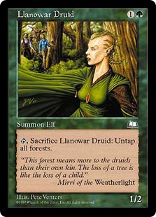 【ENG】《ラノワールのドルイド/Llanowar Druid》[WTH]