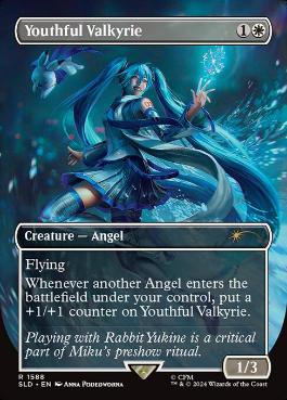 【ENG】【Foil】《若年の戦乙女/Youthful Valkyrie》(1588)[Secret Lair]