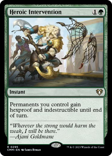 【ENG】【Foil】《英雄的介入/Heroic Intervention》[CMM]