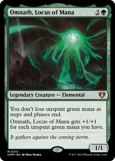 【ENG】【Foil】《マナの座、オムナス/Omnath, Locus of Mana》[CMM]